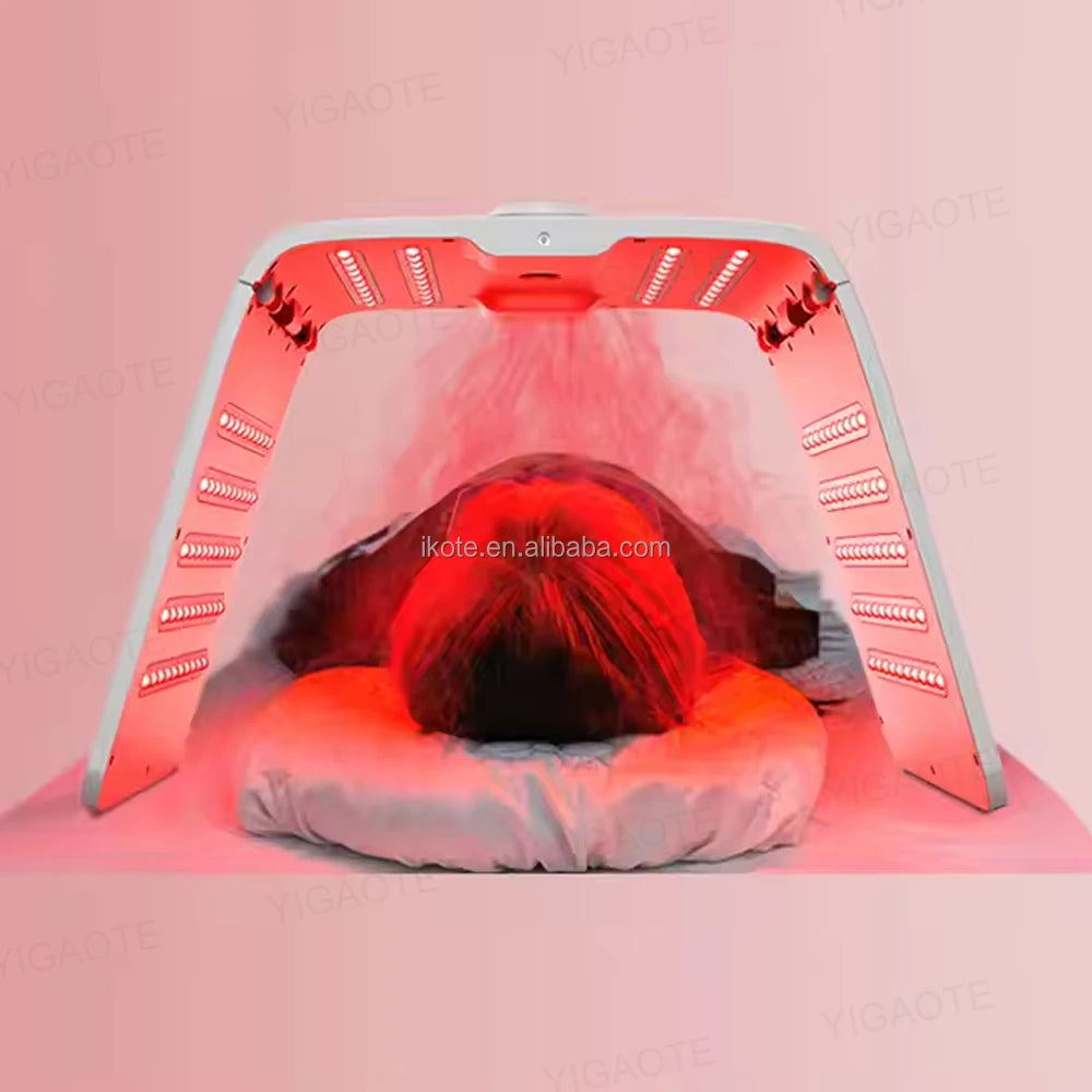 Foldable Anti-Aging Nano Spray Moisturizing Face 7 Colors Led Light Therapy Machine for Skin Repair