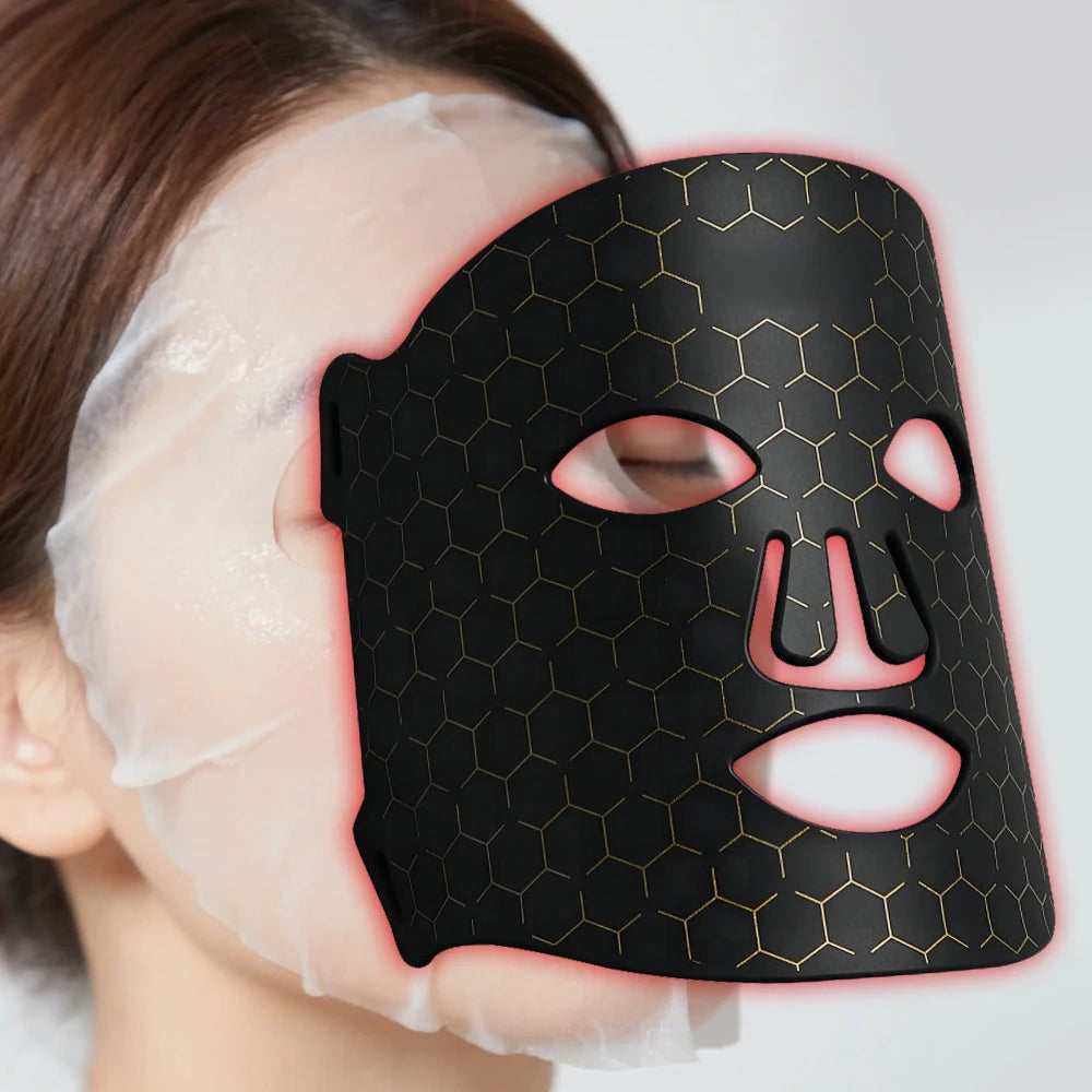 Pinky Leem Customizable Anti-Aging LED Mask 7 Color Wireless Beauty Skin Care Home Use Photon Therapy Whitening Standing Private