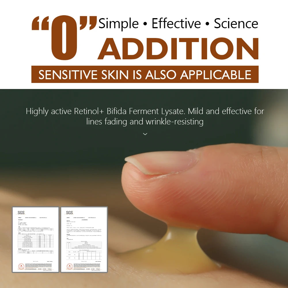 Retinol & Vitamin C Facial Skin Care Products Set Face Cream Eye Serum Face Essence Reduce Dark Circles Anti Aging Nourish Skin