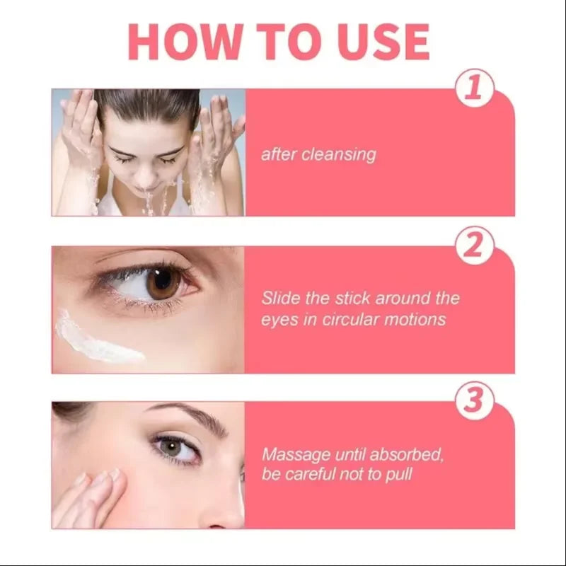Retinol Eye Cream Dark Circles Eye Bags Removal Eye Cream Stick Firming Eye Cream Under Eye Serum Moisturizing Eye Skin Care