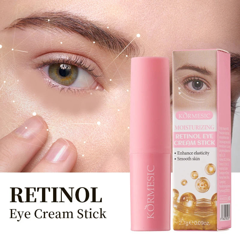 Retinol Eye Cream Dark Circles Eye Bags Removal Eye Cream Stick Firming Eye Cream Under Eye Serum Moisturizing Eye Skin Care